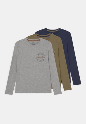 JORJERRY TEE CREW NECK JR 3 PACK - Longsleeve - navy blazer