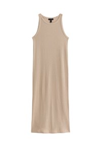 New Look RACER MIDI - Gebreide jurk - stone