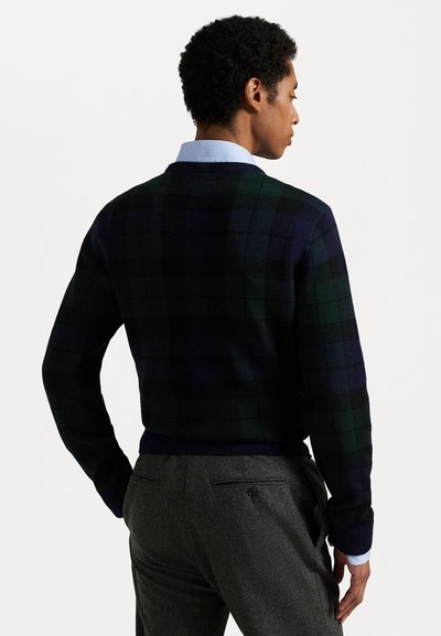 Polo Ralph Lauren PLAID WASHABLE WOOL JUMPER - Jersey de punto - blackwatch combo