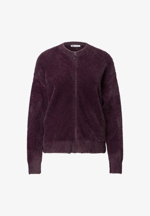 Street One, LIGHTWEIGHT CARDIGAN WITH ZIPPER - Gilet - berry plum
