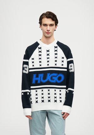 HUGO SHALOCK - Neule - white