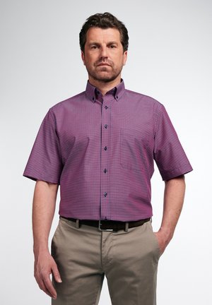 COMFORT FIT - Shirt - rot/blau