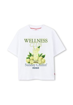 KURZÄRMELIGES - T-shirt imprimé - blanc