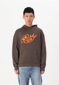 Night Addict Felpa con cappuccio - brown washed