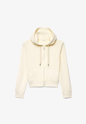 Terranova, FELPA TINTA UNITA - Felpa con zip - bianco panna