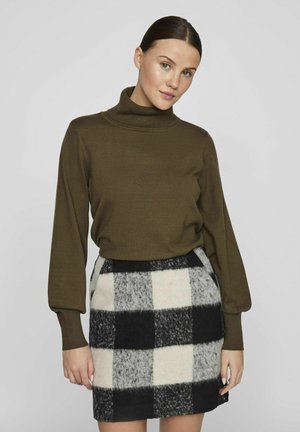VIAMANDA TURTLE NECK  - Jumper - ivy green