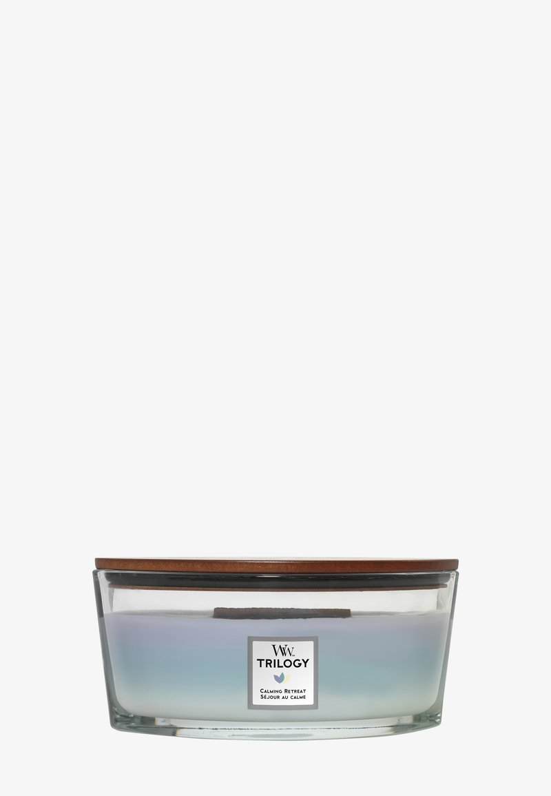 Woodwick - ELLIPSE JAR TRILOGY CALMING RETREAT - Świeca zapachowa, Powiększ