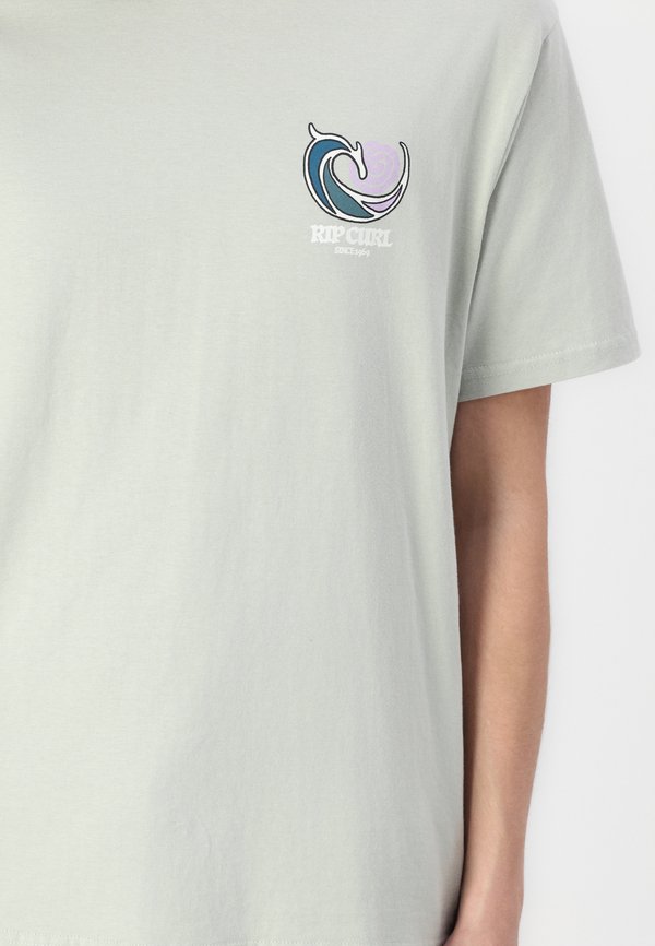 HAZED AND TUBED UNISEX - Print T-shirt - mint haze3