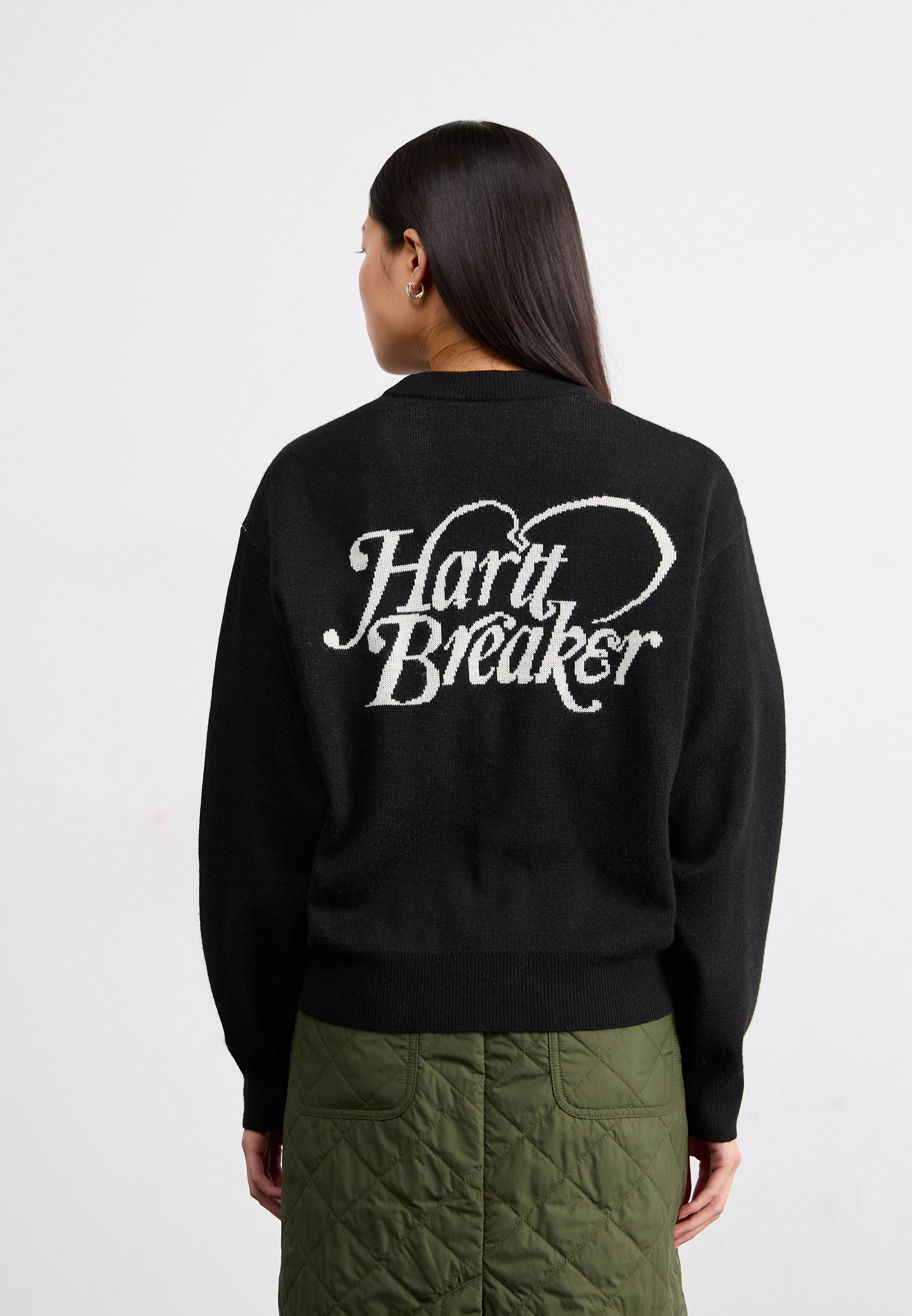 Carhartt WIP HARTTBREAKER CARDIGAN - Gilet - black/wax/noir