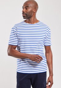 Armor lux DOËLAN MARINIÈRE - T-shirt print - blanc/etoile