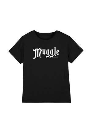 Cotton Soul, HARRY POTTER MUGGLE UNISEX - Print T-shirt - black