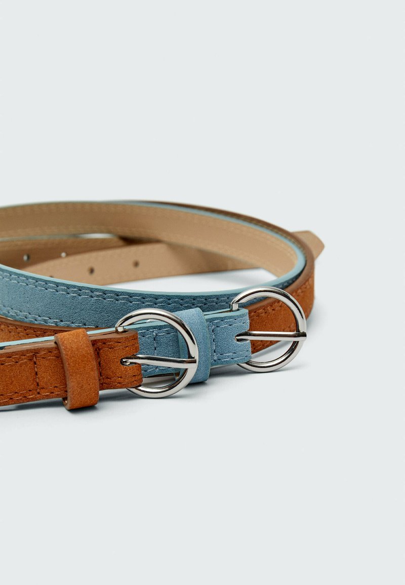 Damen Gürtel casual | Stradivarius DOPPELPACK Gürtel camel - MH14685 Damen Gürtel casual | Stradivarius DOPPELPACK Gürtel camel - MH14685