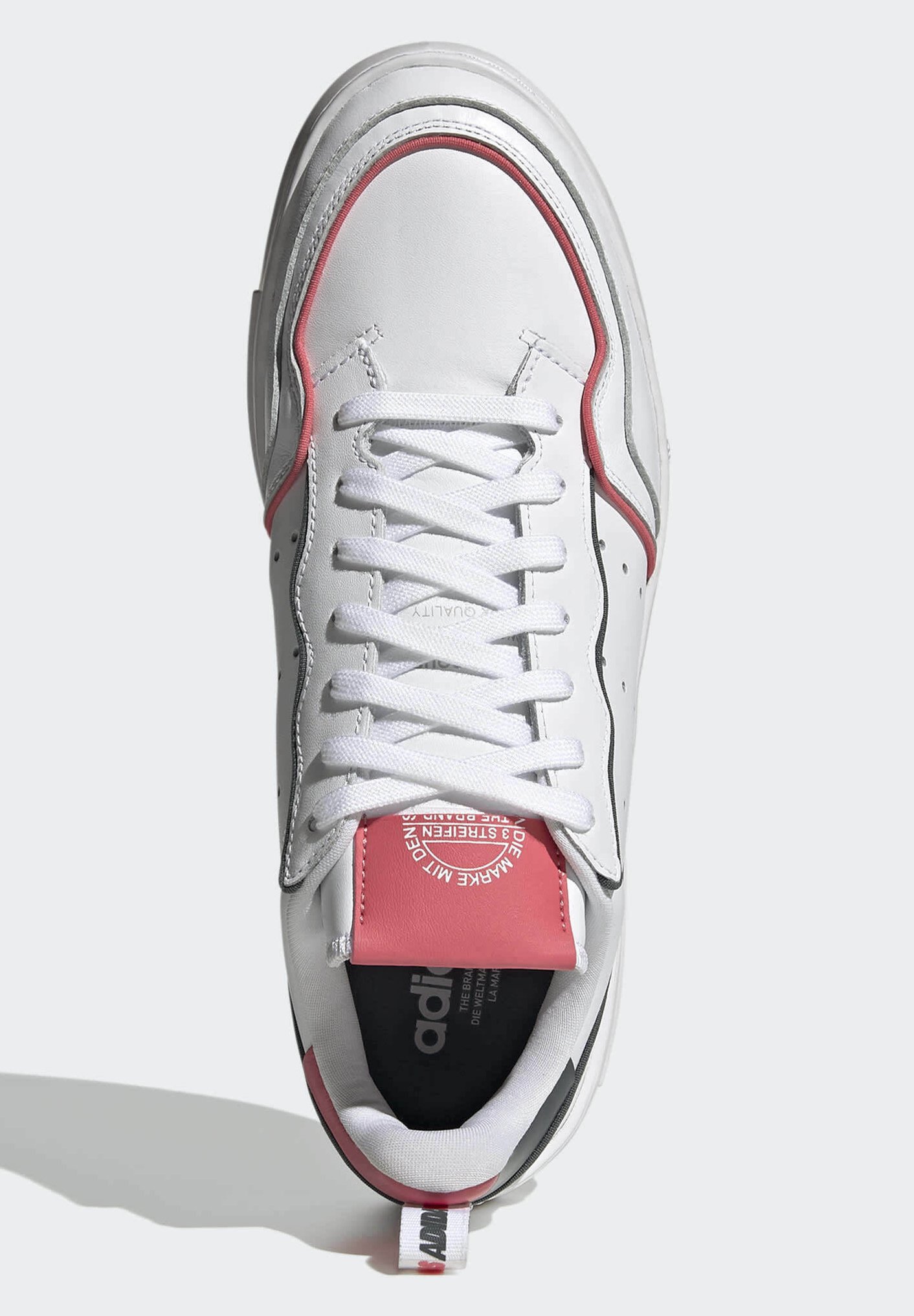 adidas Originals SUPERCOURT SHOES - Sneakers laag - white/wit - Zalando.be