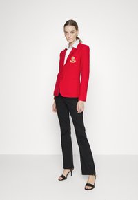 Lauren Ralph Lauren BULLION JACQUARD BLAZER - Blazer - lipstick red