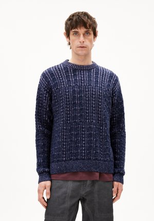 DAAKO - Pullover - night sky tweed-frozen lavender