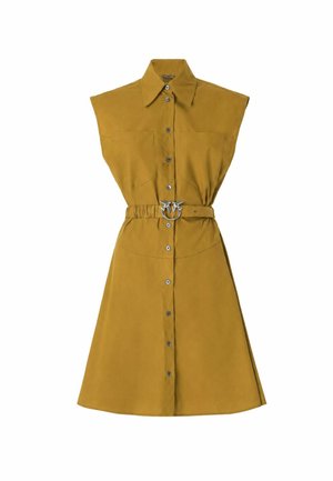 Pinko, Vestido camisero - brown-l