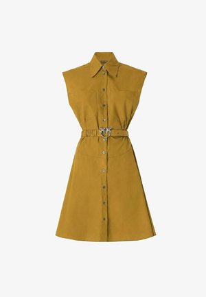 Pinko, Vestido camisero - brown-l