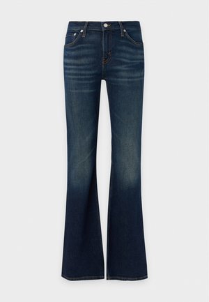 RE/DONE, LOW RISE MICRO BOOT - Jean bootcut - dark blue denim