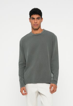 ED  - Pikkade varrukatega topp - dark evergreen