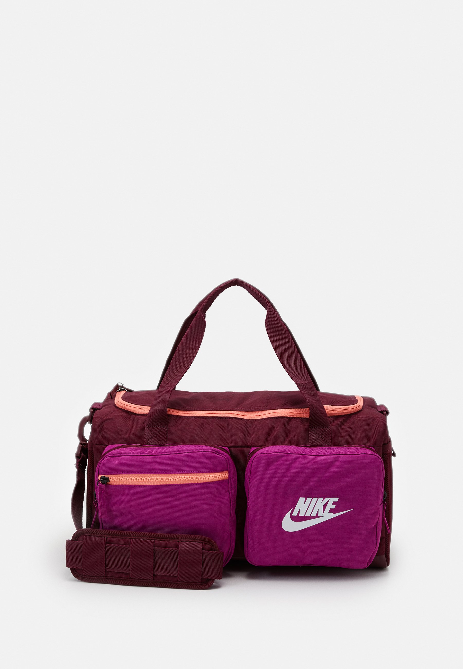 Nike Sportswear FUTURE PRO DUFF UNISEX - Sporttas - dark beetroot/cactus  flower/white/(rood)paars - Zalando.be