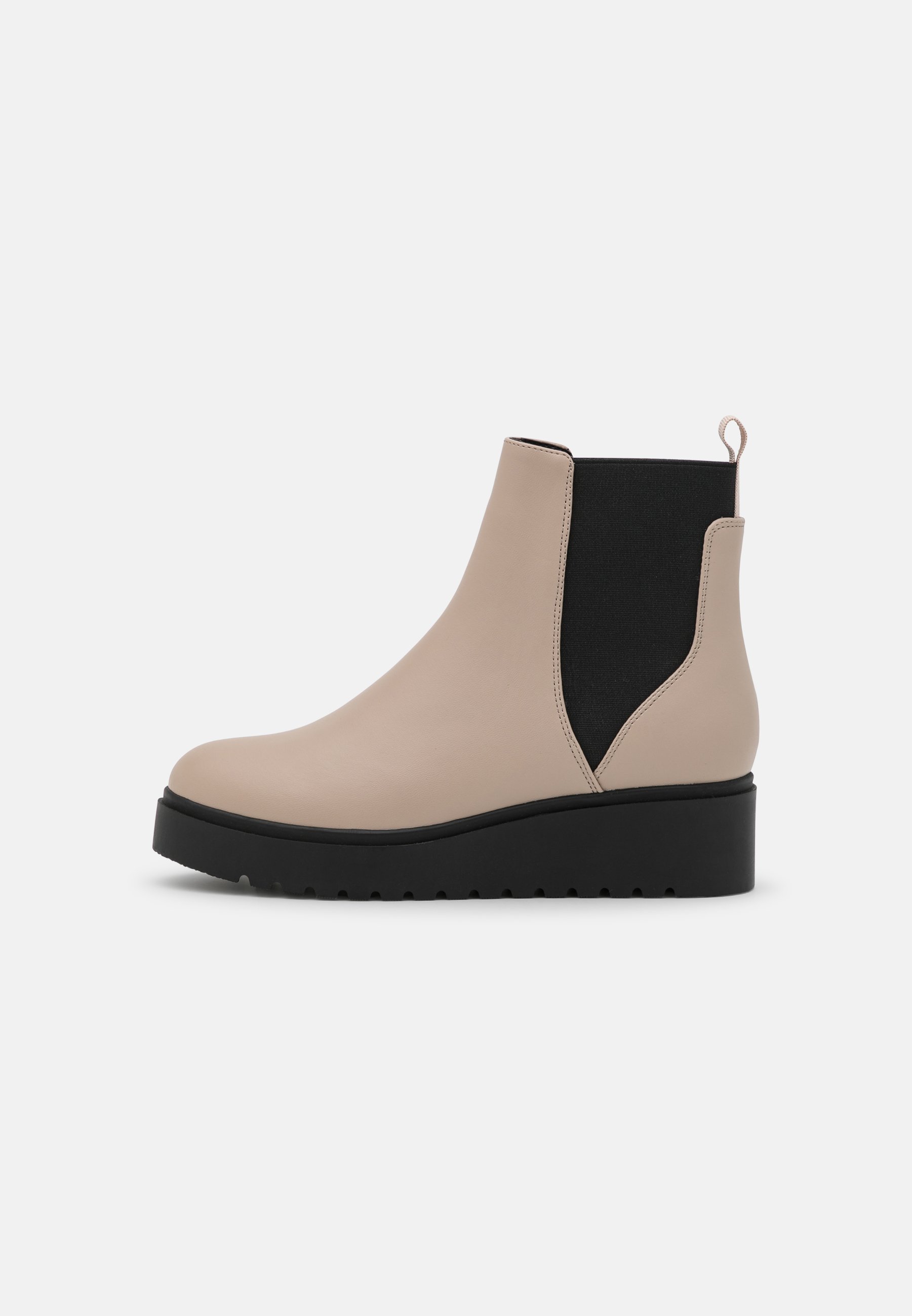 Schoenen Enkellaarsjes met hak Plateauzool laarsjes H&M Plateauzool laarsjes lichtbruin simpele stijl Schoenen Enkellaarsjes met hak Plateauzool laarsjes H&M Plateauzool laarsjes lichtbruin simpele stijl