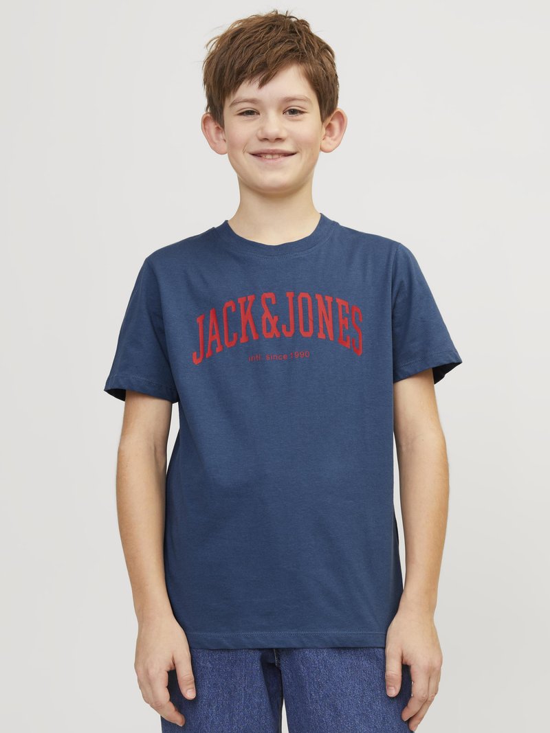 Jack & Jones Junior JJEJOSH CREW NECK - Camiseta estampada - ensign blue