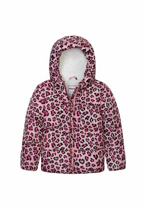 PRINTED HOODED PUFFER - Veste d'hiver - pink