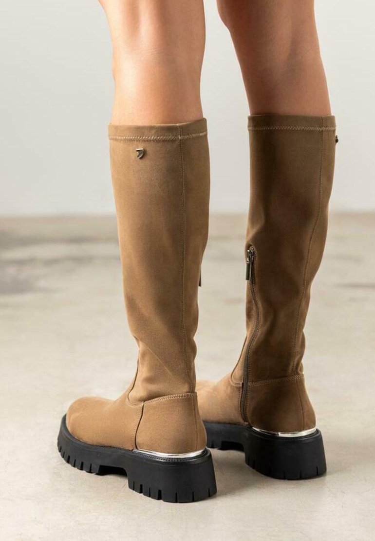 Gioseppo Bottes à plateau - taupe