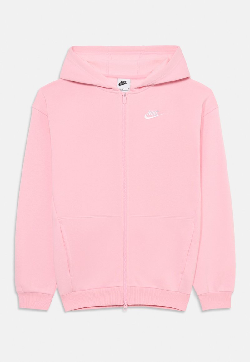 Nike Sportswear - SPORTSWEAR CLUB FLEECE - Bluză de molton cu fermoar - soft pink/white, Extindeți