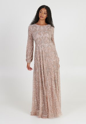 Maryisa EMBELLISHED SEQUINS  - Společenské šaty - taupe blush