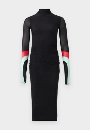 OFF-WHITE LIGHT INSERT DRESS - Robe en jersey - black