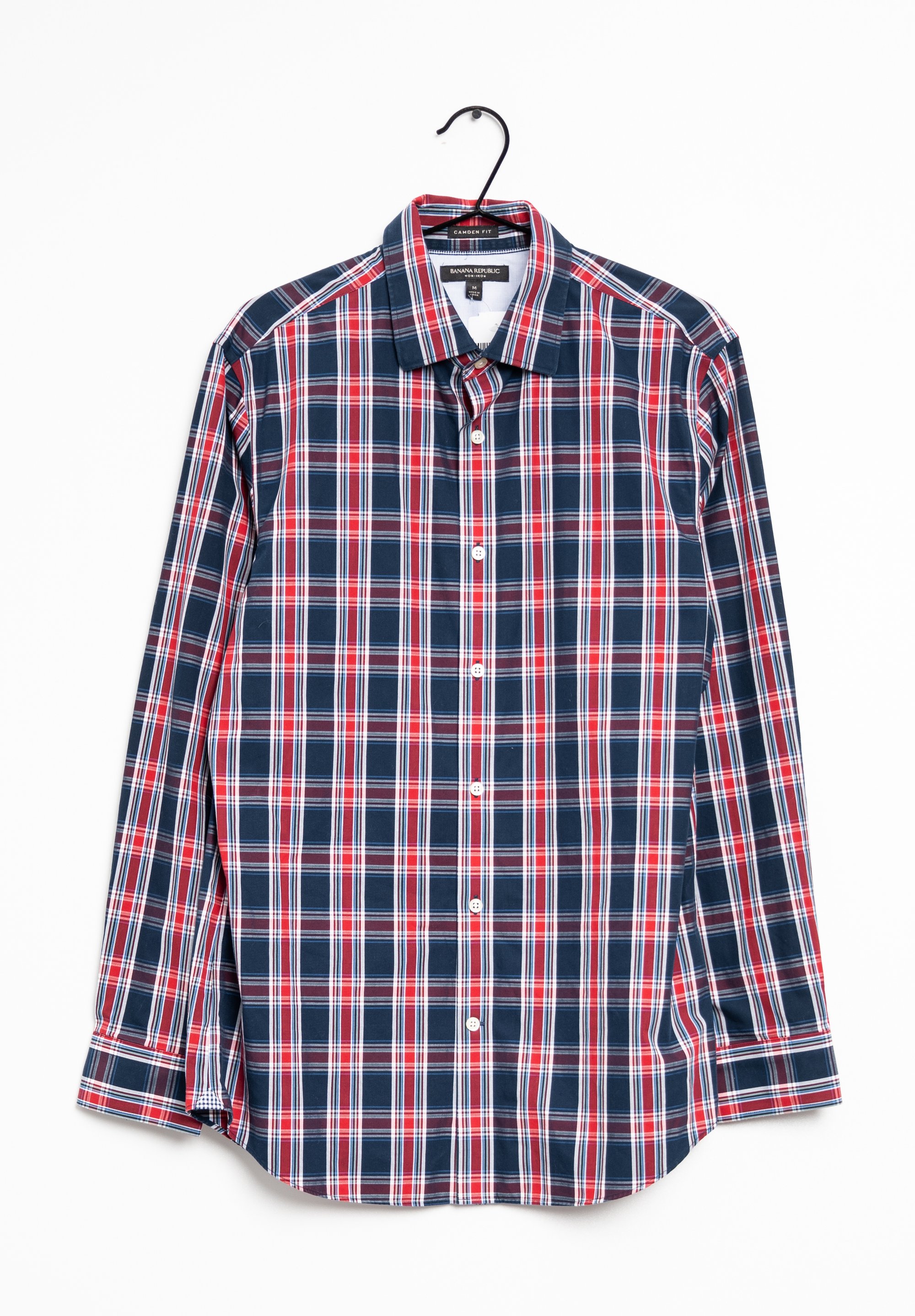 Banana Republic Shirt - blue/red/blue - (Pre-owned) - Zalando Banana Republic Shirt - blue/red/blue - (Pre-owned) - Zalando