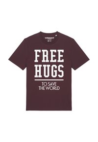 Niet geselecteerd, red brown