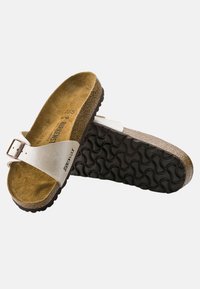 Birkenstock MADRID BF REGULAR - Sandalen - graceful pearl white