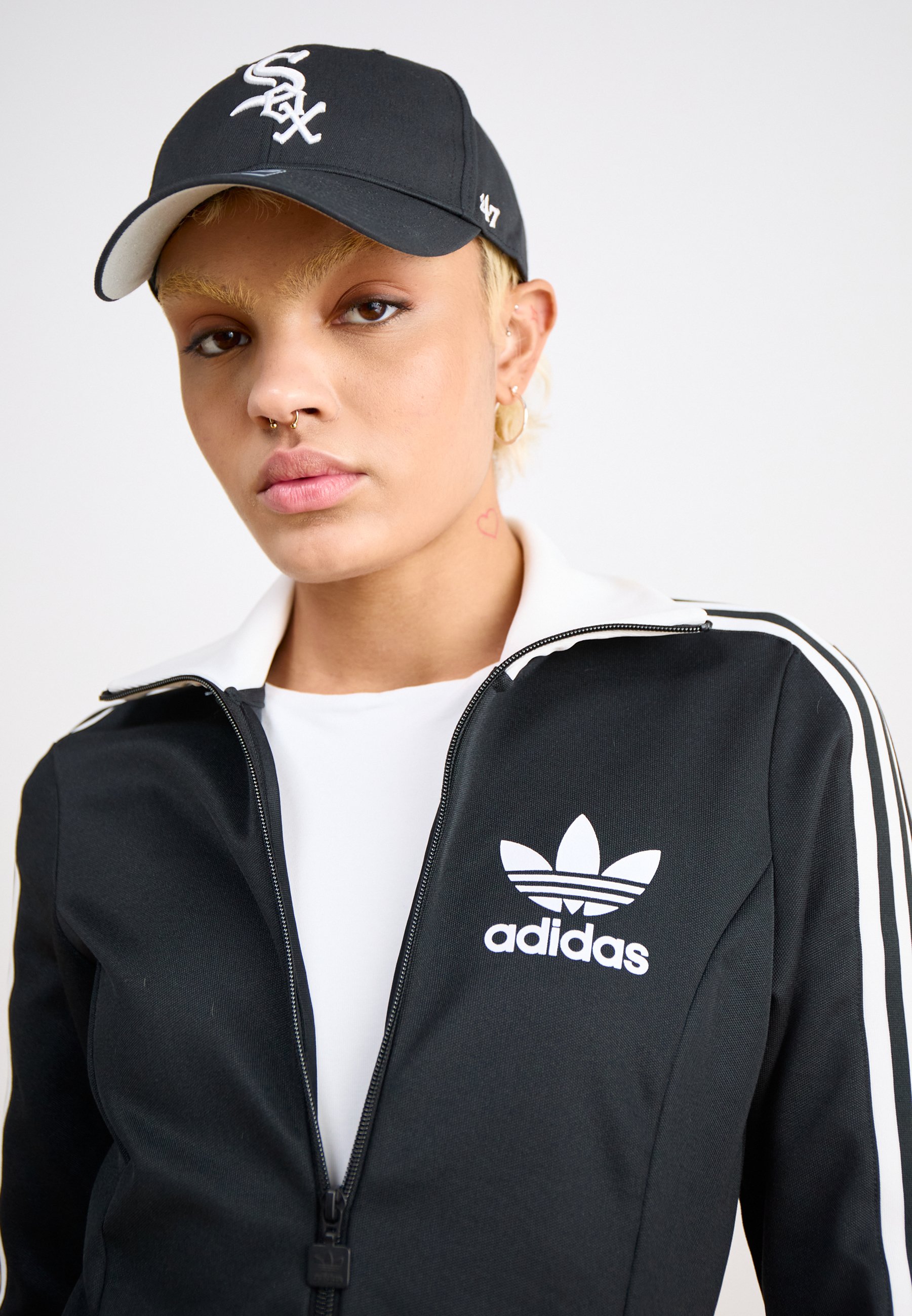 adidas Originals TRACK DRESS - Day dress - black - Zalando.co.uk