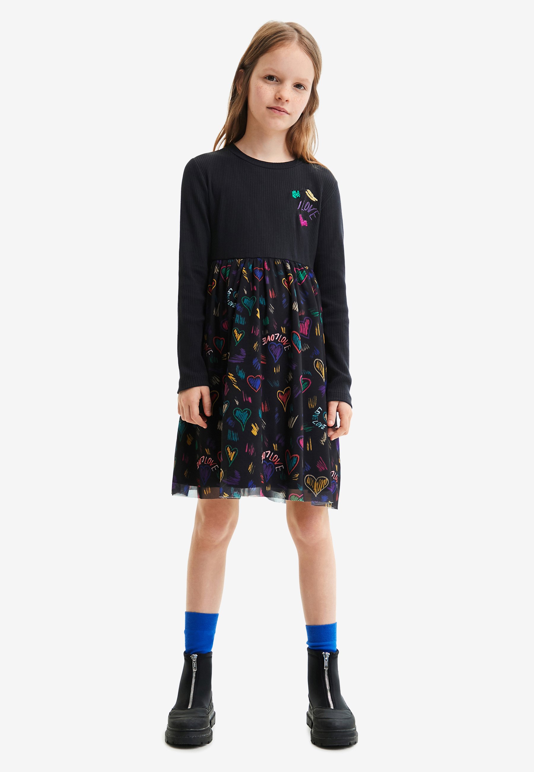 HEART - Jumper dress - black - Zalando.ie
