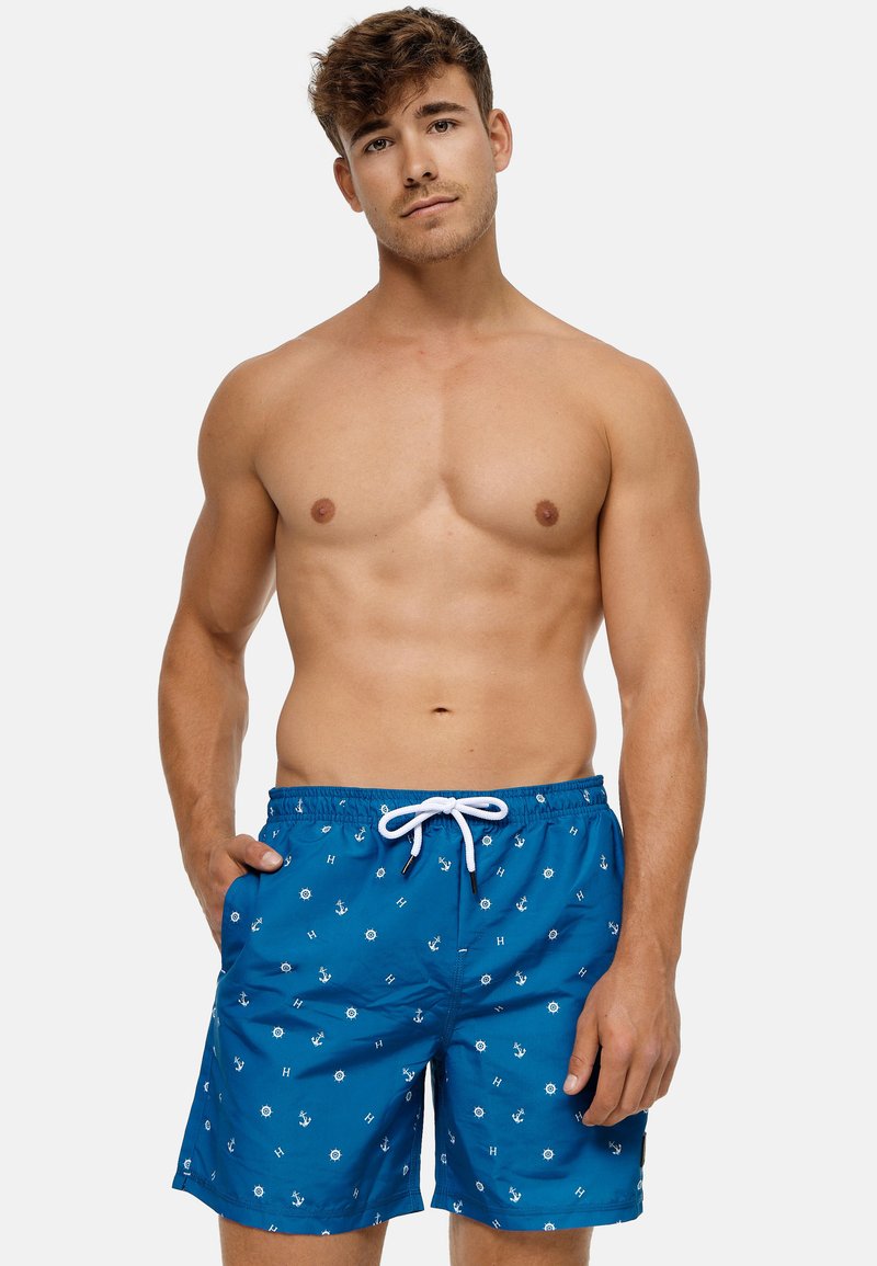 Herren Badehosen | INDICODE JEANS Badeshorts sapphire/blau-metallic - FY76596 Herren Badehosen | INDICODE JEANS Badeshorts sapphire/blau-metallic - FY76596