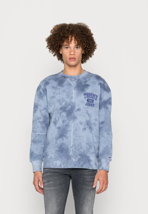 TIE DYE DETAIL CREW - Felpa - twilight navy