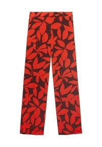 FLOWY PRINTED - Pantaloni - red
