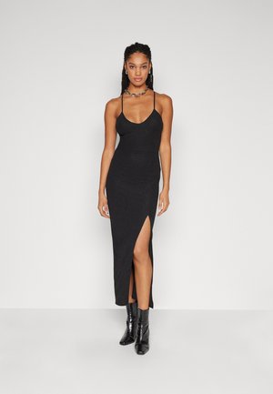 EXCLUSIVE NYE GLITTER QUICKSTEP MAXI - Maksikleit - black