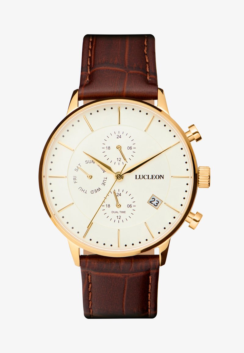 LUCLEON LAURENS - Kronografklokke - brown
