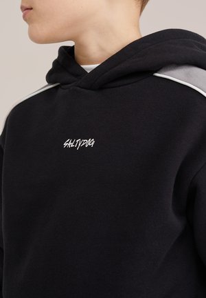 WE Fashion SALTY DOG - Mikina s kapucí - black