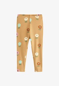 Ej vald, ochre cream pastel flowers