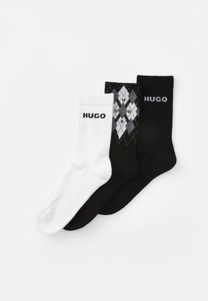 ARGYLE 3 PACK - Chaussettes - black
