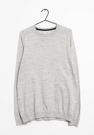 Stickad tröja - grey