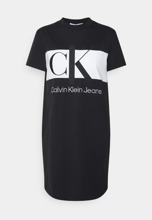 BLOCKING DRESS - Jerseyjurk - black