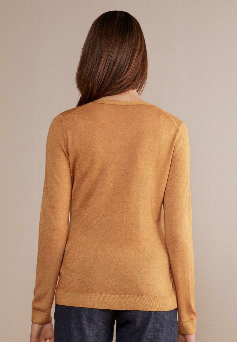 Damen Strickjacken | Falconeri ULTRALIGHT Strickjacke gelb soft amber/gelb - JH87252 Damen Strickjacken | Falconeri ULTRALIGHT Strickjacke gelb soft amber/gelb - JH87252