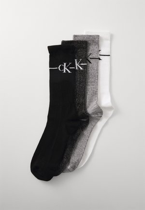 Calvin Klein Underwear MEN SOCK GIFTBOX 4 PACK - Calze - black/white