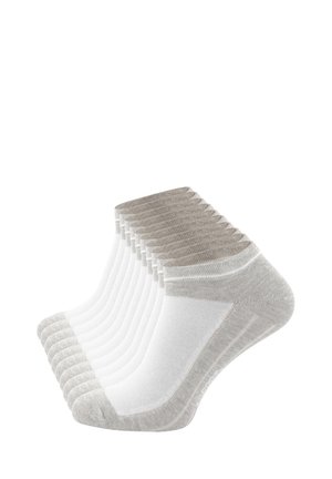 10 PACK SNEAKER - Socks - mix grau weiss