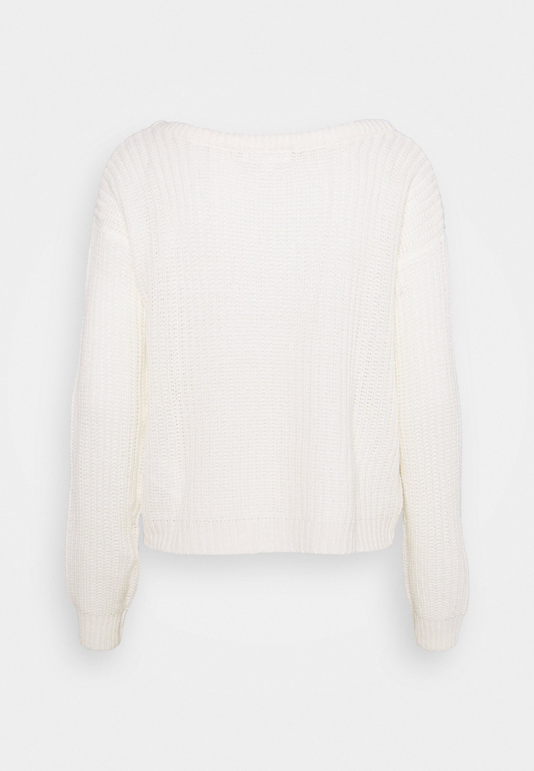 White jumper off shoulder Clearance